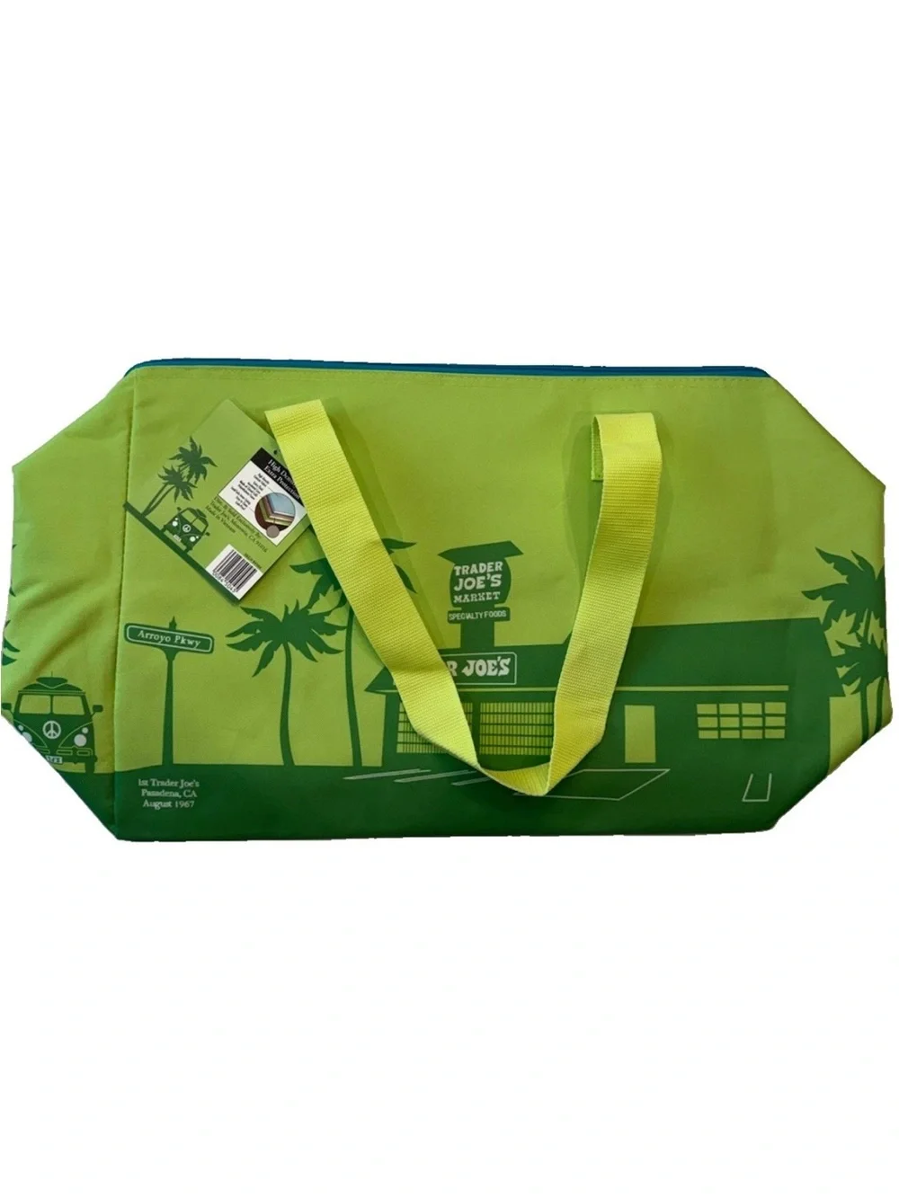 NWT, Trader Joe’s large Green Insulated Tote Bag. 2026 limited edition 8 gallons